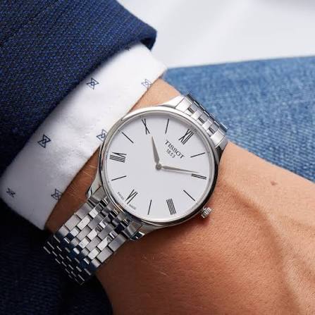 Tissot T Classic Tradition 5.5 White Dial Men's Watch - T063.409.11.018.00