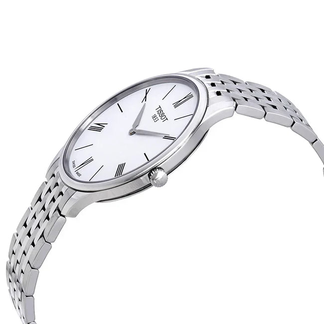 Tissot T Classic Tradition 5.5 White Dial Men's Watch - T063.409.11.018.00