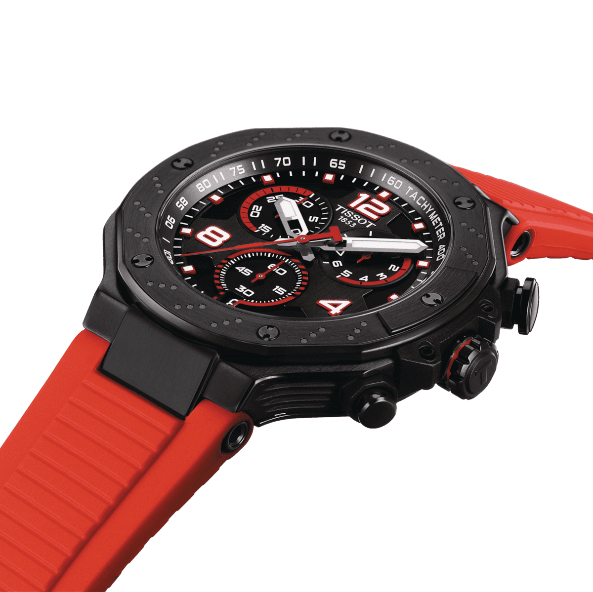 Tissot T-Race MotoGP Chronograph 2023 Limited Edition Black Dial Rubber Strap Sports Men's Watch - T141.417.37.057.01