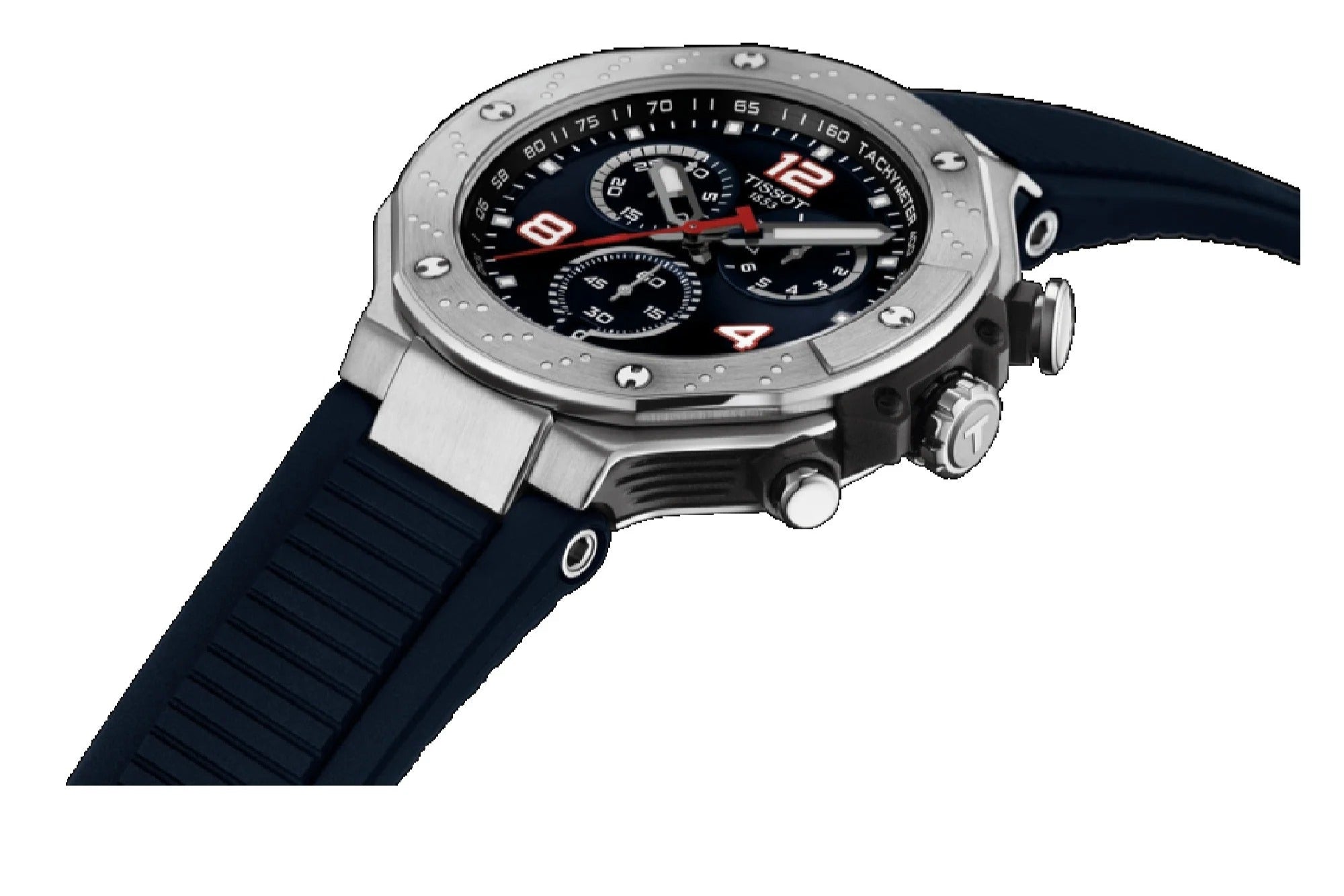 Tissot T-Race MotoGP Quartz Chronograph Blue Dial Silicone Strap Men's Watch - T141.417.17.047.00