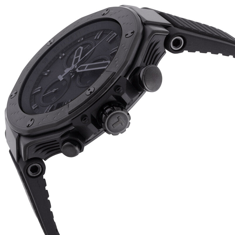 Tissot T-Race Chronograph Grey Dial Silicone Strap Men's Watch - T141.417.37.061.00