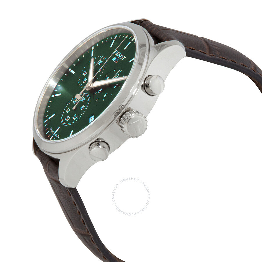 Tissot T-Sport Chronograph side profile showing case, crown, and chronograph pushers