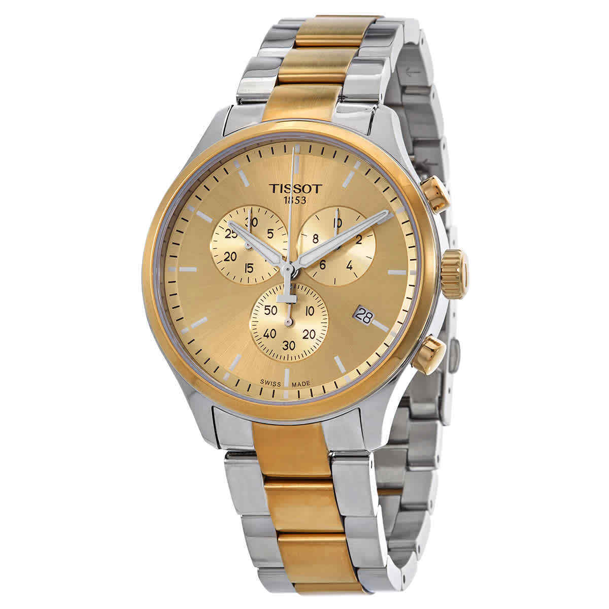 Tissot T-Sport Chronograph Quartz Champagne Dial Men's Watch - T116.617.22.021.00