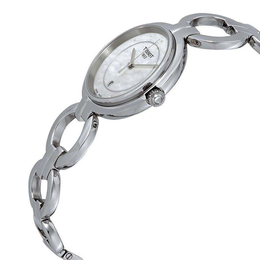 Tissot T Trend Flamingo MOP Dial Silver Steel Strap Women's Watch - T094.210.11.116.00