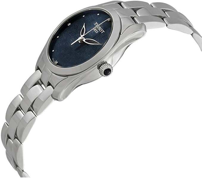 Tissot T-Wave Analog Classic Blue Dial Ladies Watch - T112.210.11.046.00