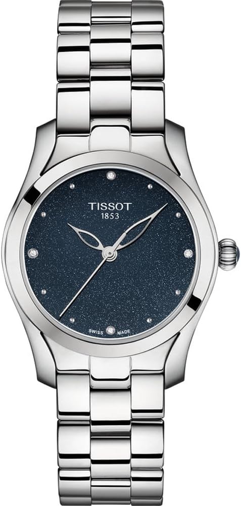 Tissot T-Wave Analog Classic Blue Dial Ladies Watch - T112.210.11.046.00