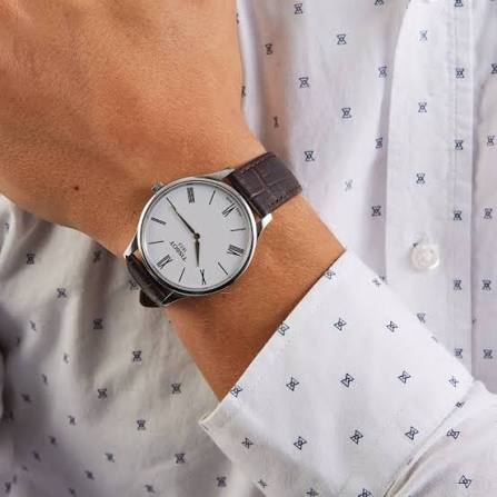 Tissot T Classic Tradition 5.5 Quartz White Dial Brown Leather Strap Men's Watch - T063.409.16.018.00
