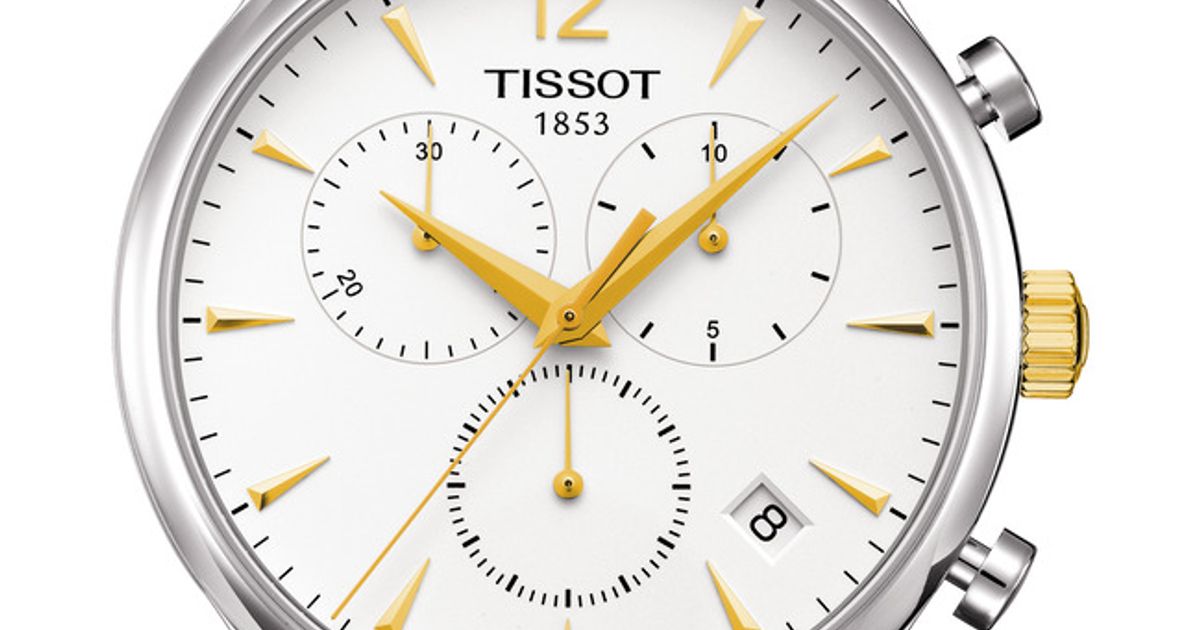 Tissot Tissot Tradition's White Dial Steel Strap Men's Watch - T063.617.22.037.00