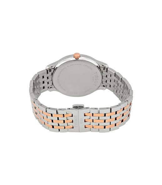 Tissot Tradition Silver Dial Rose Gold Men's Watch - T063.610.22.037.01