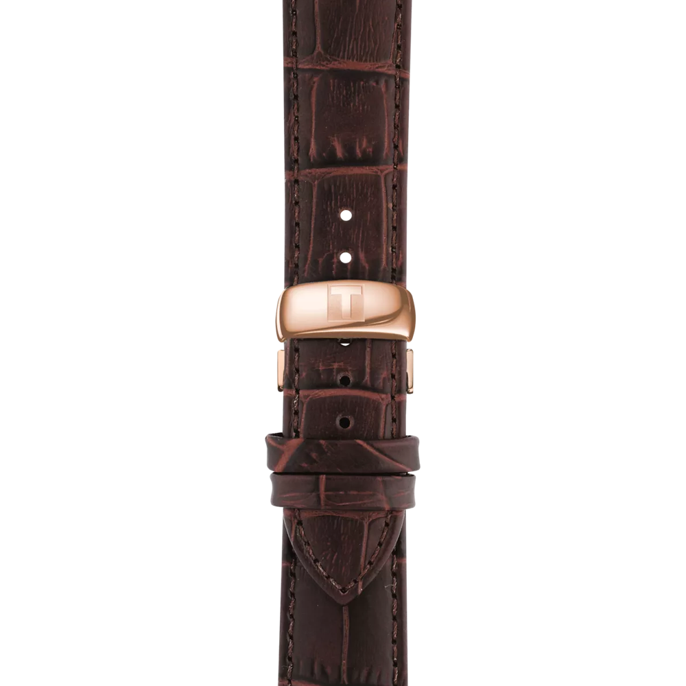 Tissot Tradition Blue Dial Leather Strap Men's Watch - T063.610.36.047.00