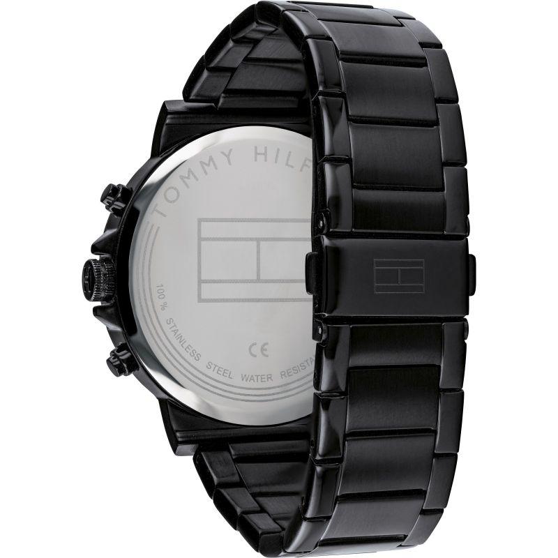 Tommy Hilfiger Multi-function Black Steel Men's Watch 1710383