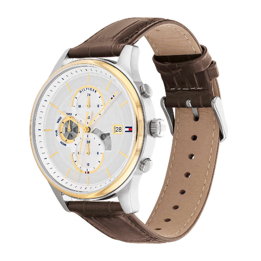 Tommy Hilfiger Silver Dial Quartz Analog Watch for Men - 1710501