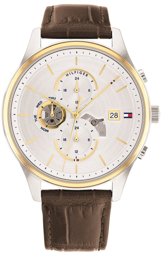 Tommy Hilfiger Silver Dial Quartz Analog Watch for Men - 1710501