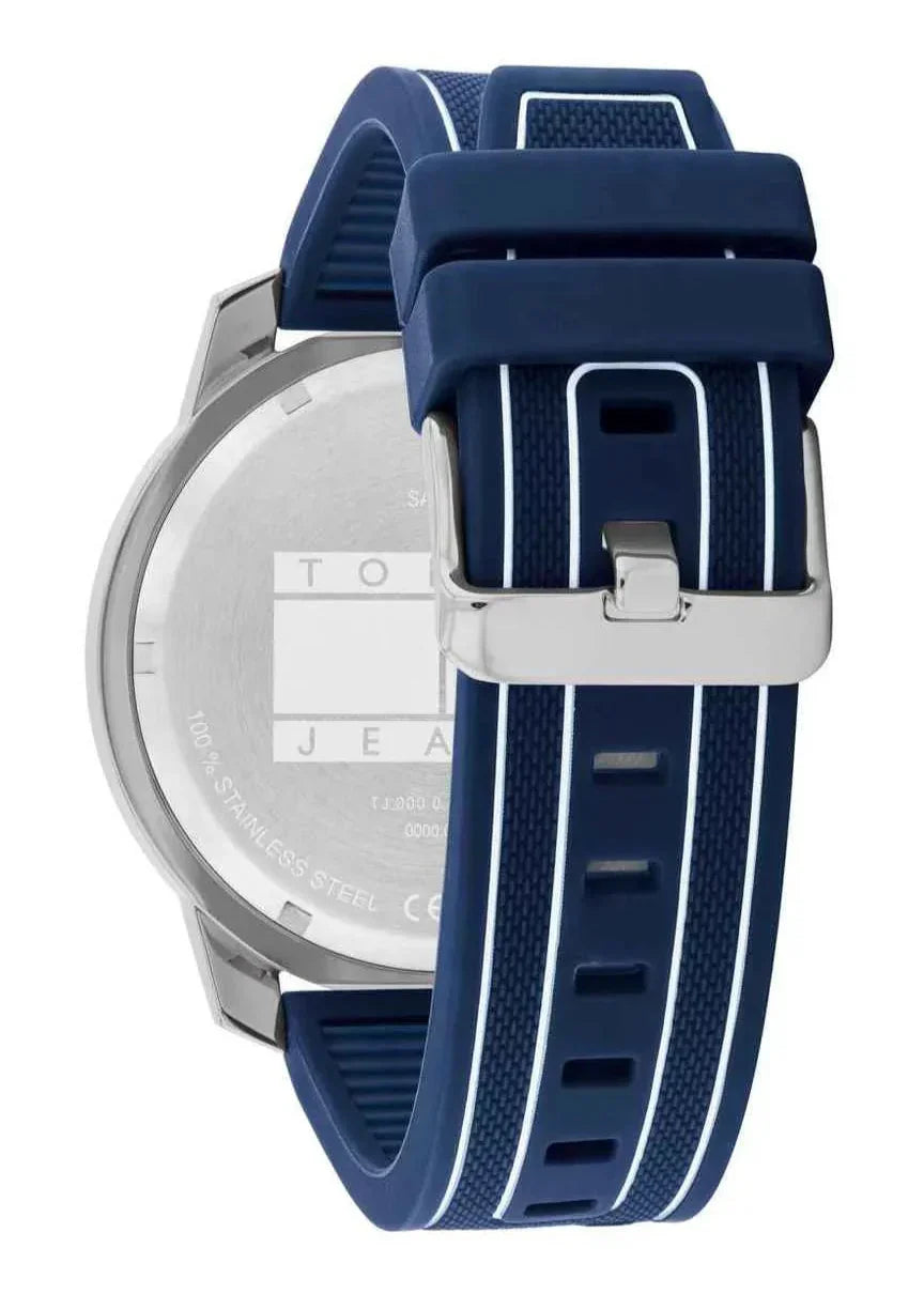 Tommy Hilfiger Blue Silicone Multi-function Men's Watch - 1710582