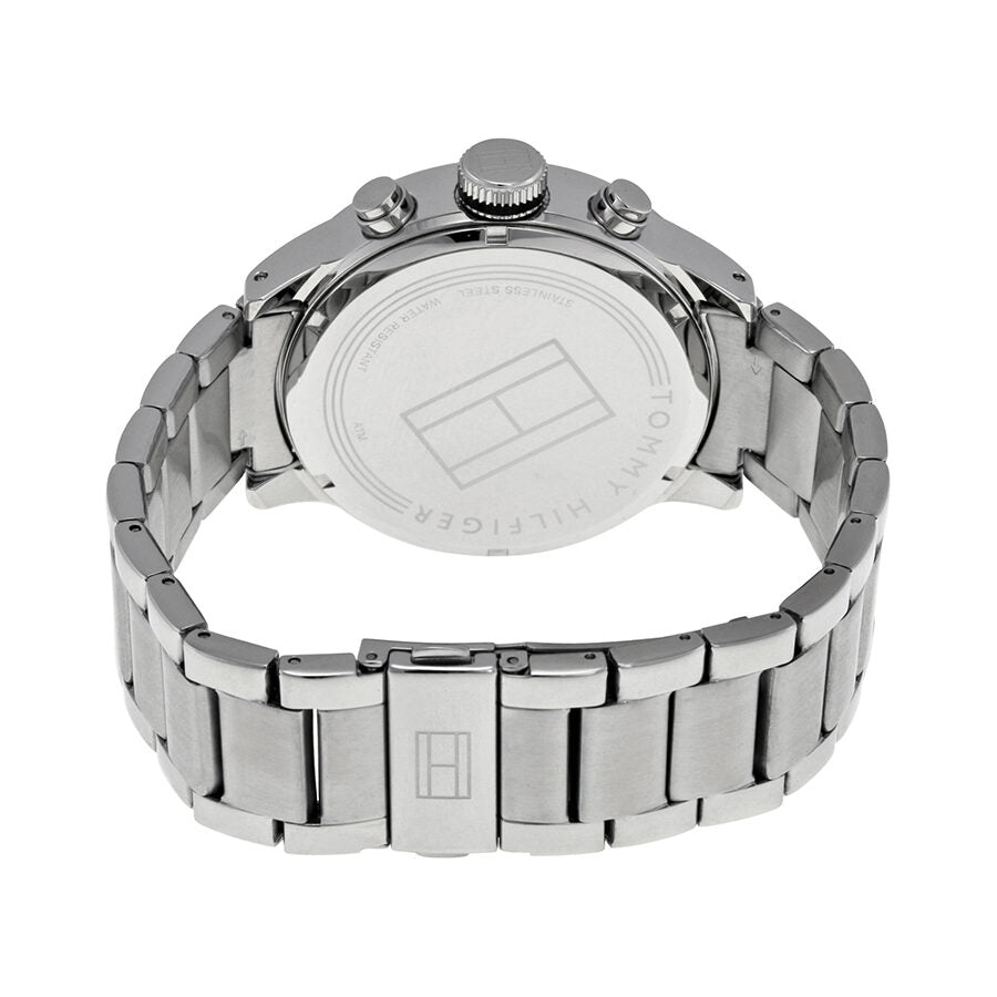 Tommy Hilfiger Multi-Function Black Dial Stainless Steel Men's Watch 1791141