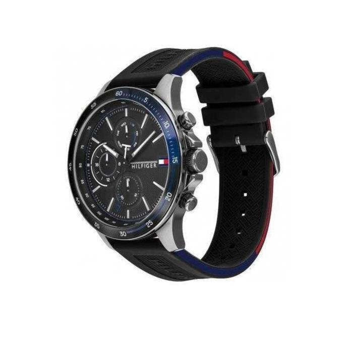 Tommy Hilfiger Quartz Black Dial Men's Watch - 1791724