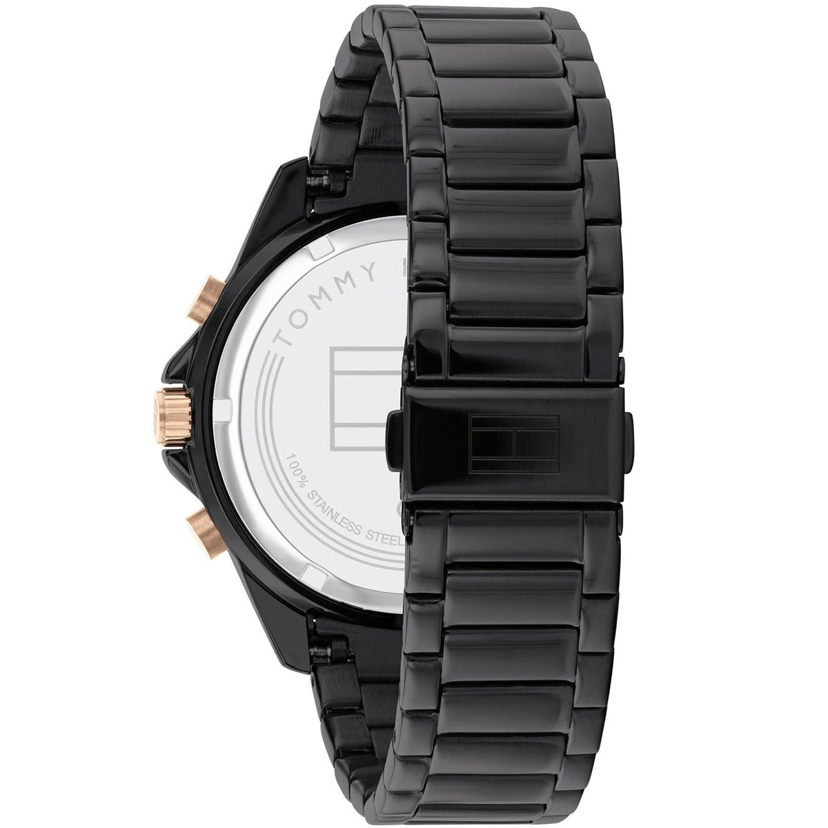 Tommy Hilfiger Aiden Black Stainless Steel Men's Watch - 1791858