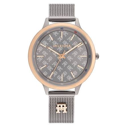 Tommy Hilfiger Men's Damon Stainless Steel Quartz Watch with Black Dial - 1782587