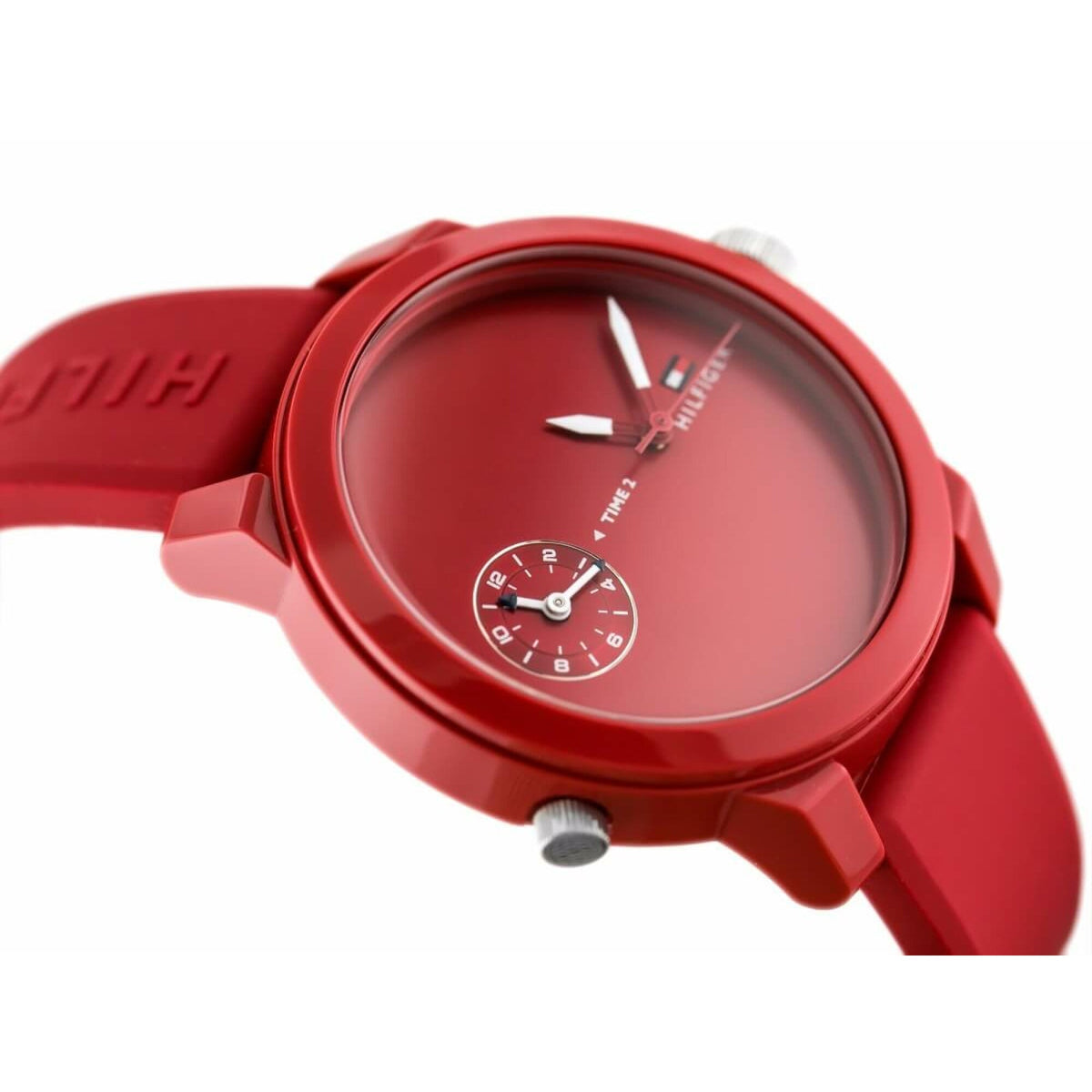 Tommy Hilfiger Denim Sport Dual Time Red Men's Watch