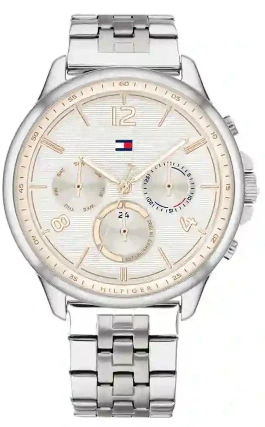 Tommy Hilfiger Harper White Dial Stainless Steel Quartz Women's Watch - 1782222