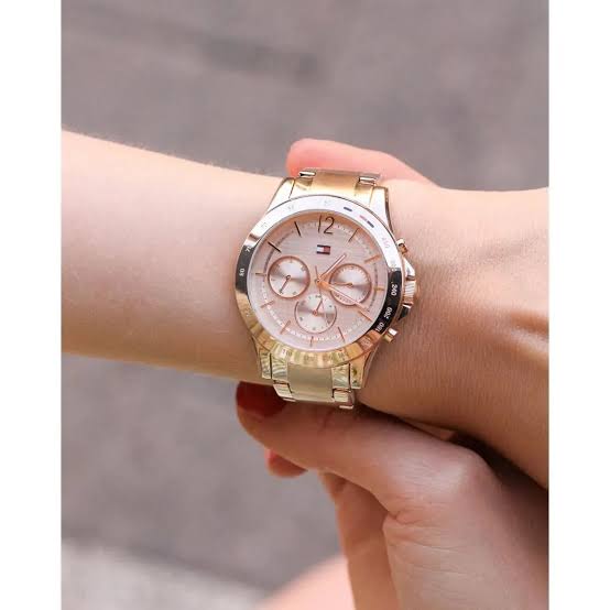 Tommy Hilfiger Haven Rose Gold Tone Stainless Steel Quartz Women's Watch - 1782197