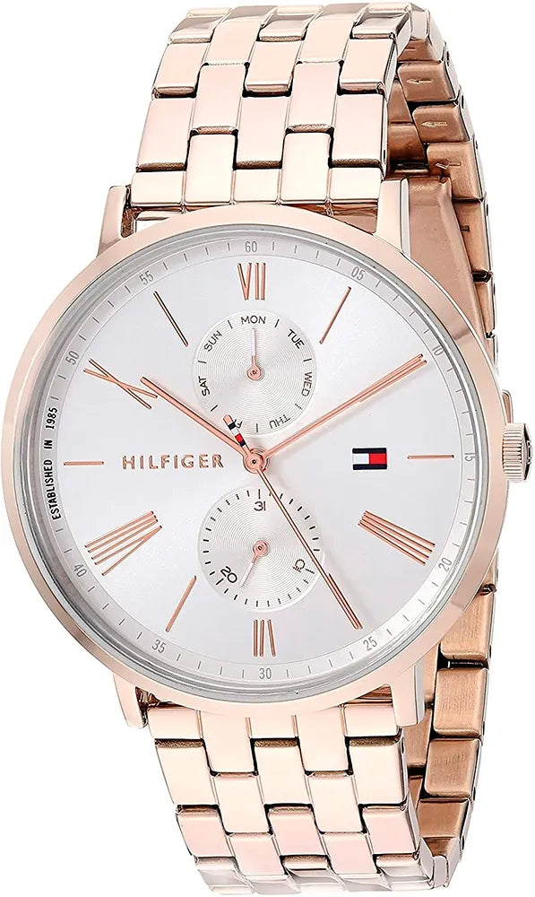 Tommy Hilfiger Jenna Analog Quartz Gold Stainless Steel Women's Watch - 1782070