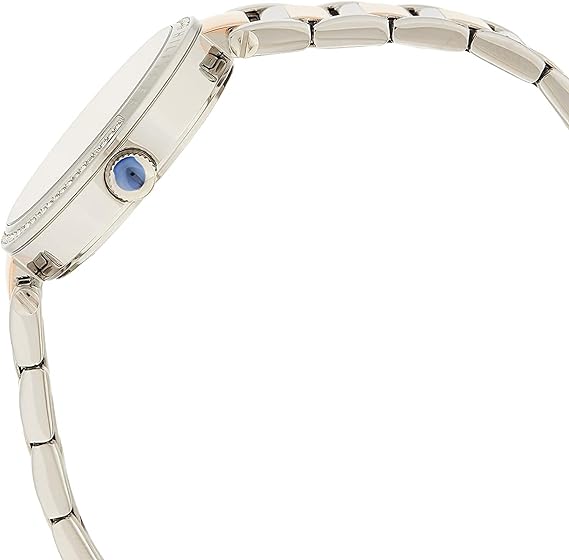 Tommy Hilfiger Lynn watch caseback showing water resistance window and bracelet connection