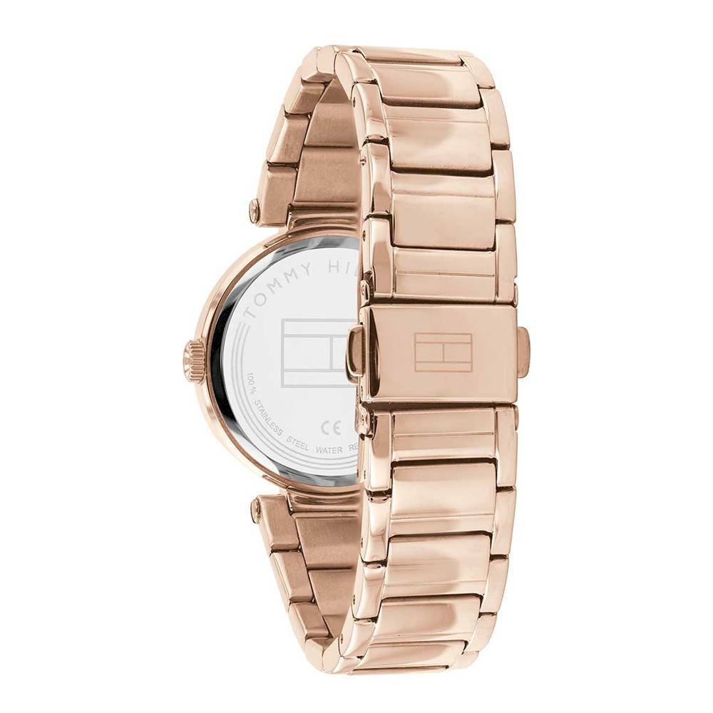 Tommy Hilfiger Lynn Crystal Accents Rose Gold Tone Stainless Steel Quartz Women's Watch - 1782237