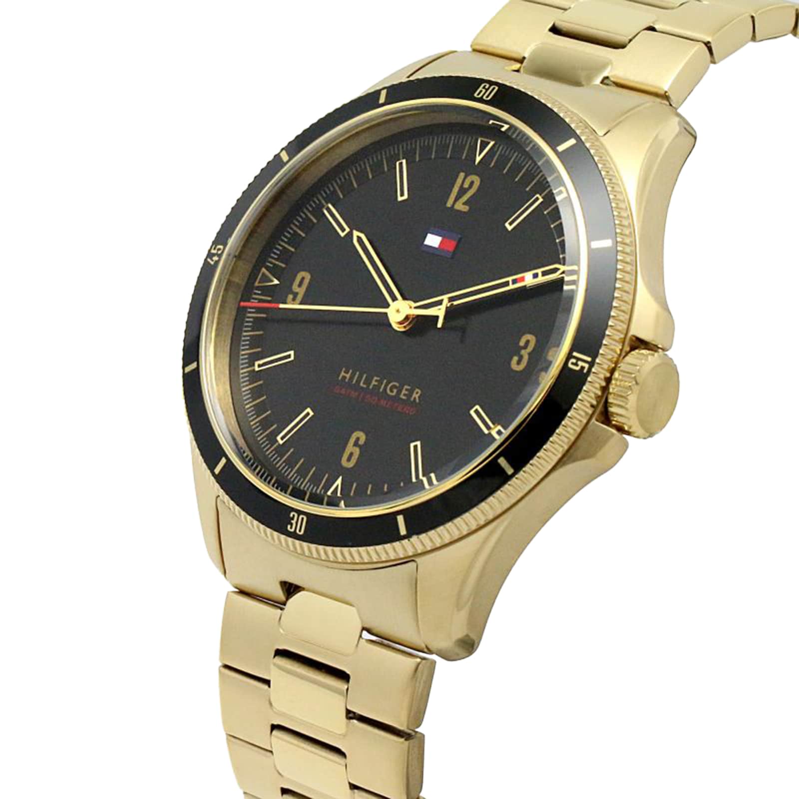 Tommy Hilfiger Maverick watch side profile showing case and dial