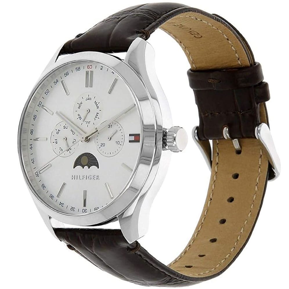 Tommy Hilfiger Men's Oliver Quartz Multifunction Leather Watch