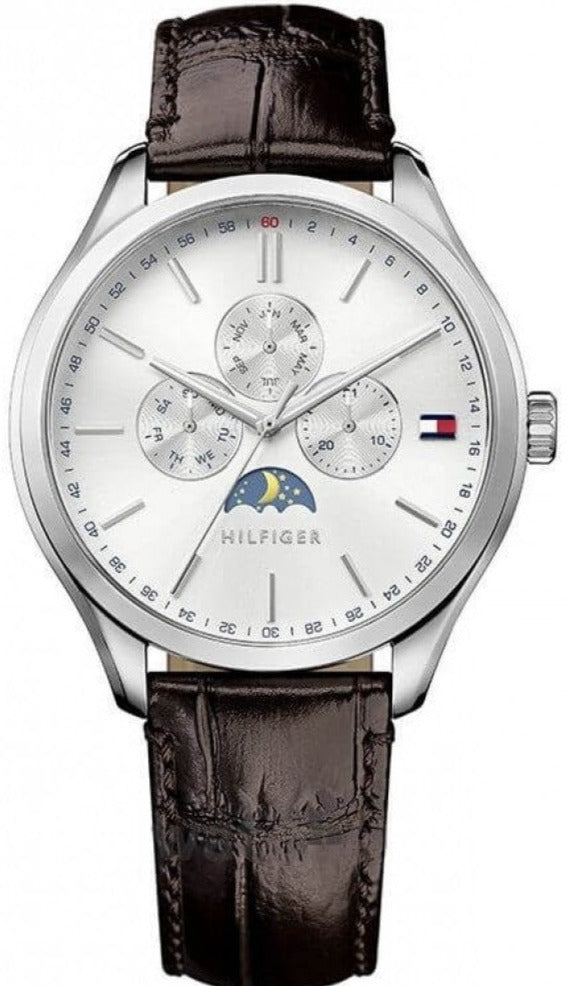 Tommy Hilfiger Men's Oliver Quartz Multifunction Leather Watch