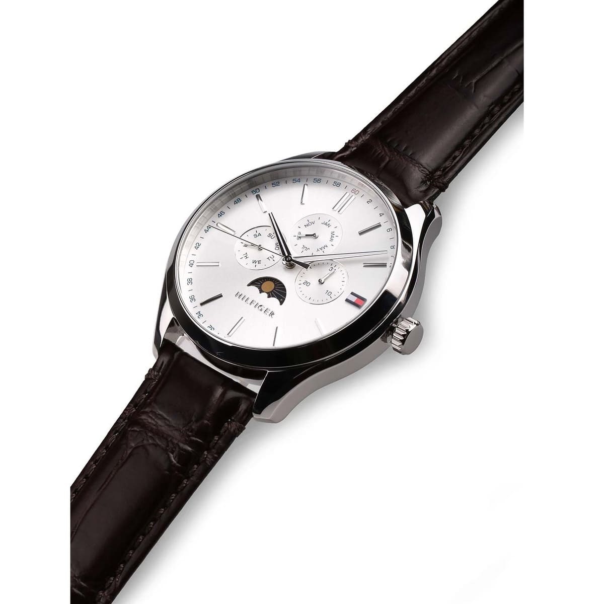 Tommy Hilfiger Men's Oliver Quartz Multifunction Leather Watch