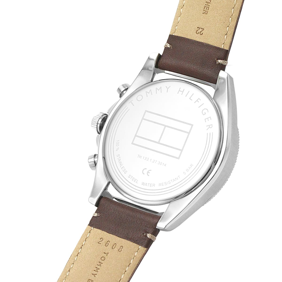 Tommy Hilfiger Parker Chronograph Leather Strap Men's Watch 1791837