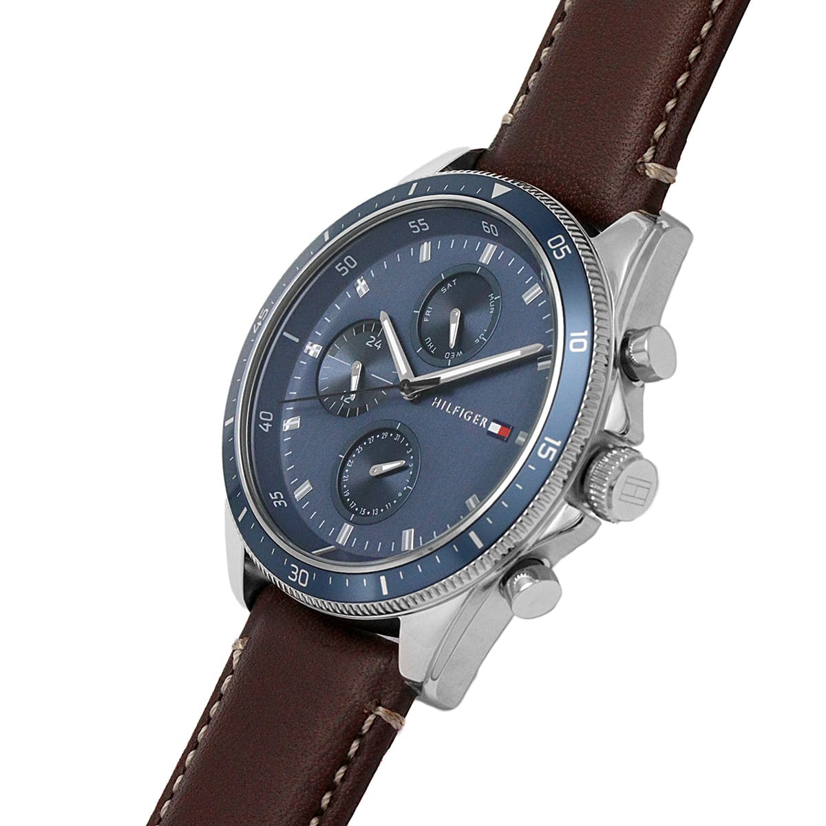 Tommy Hilfiger Parker Chronograph Leather Strap Men's Watch 1791837