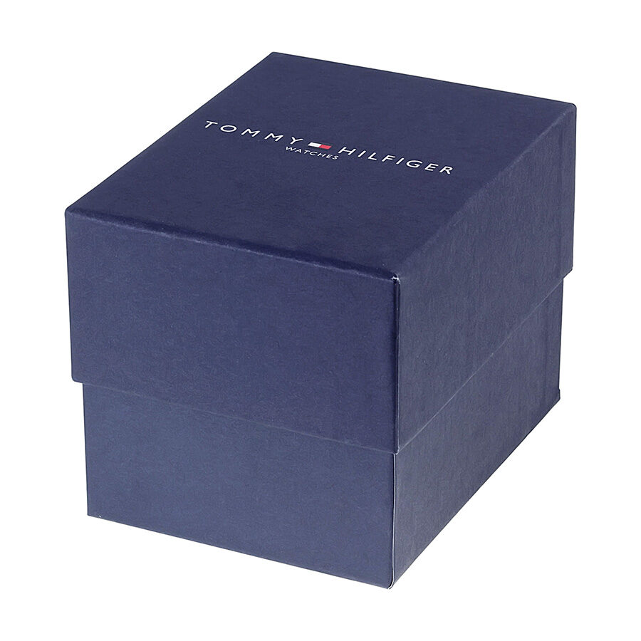 Tommy Hilfiger branded navy blue watch box