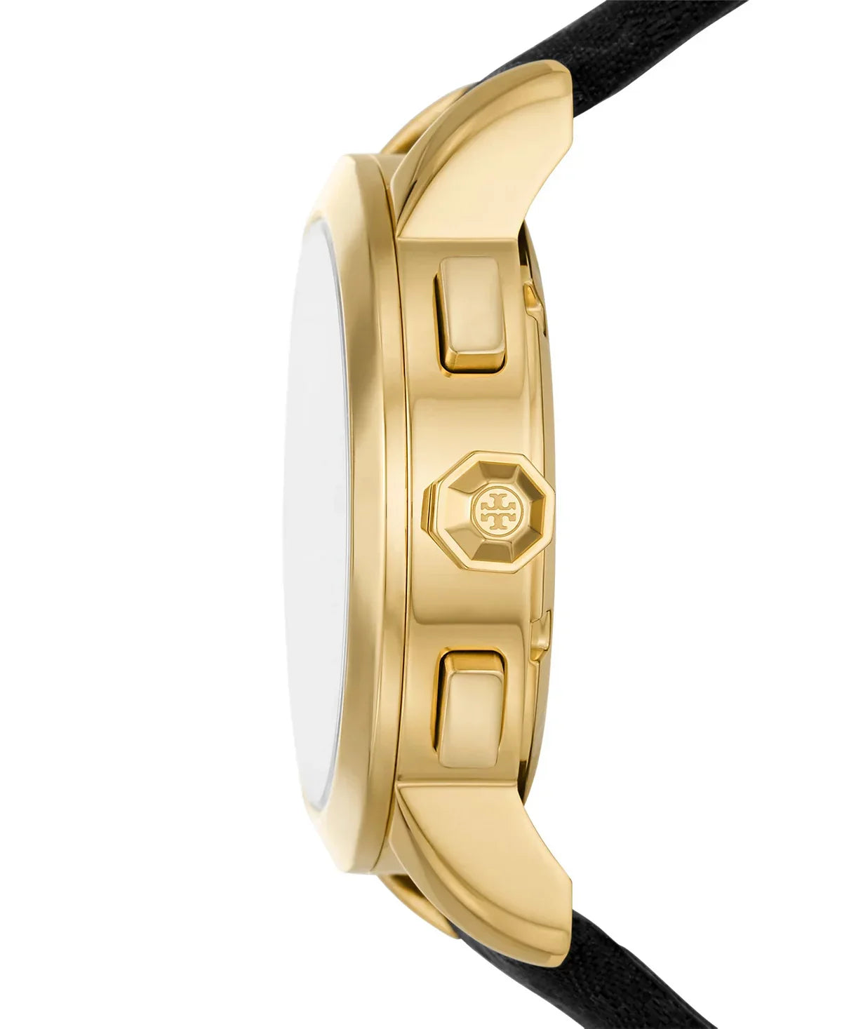 Tory Burch Chronograph T Monogram jacquard leather strap Women's Watch TBW1055