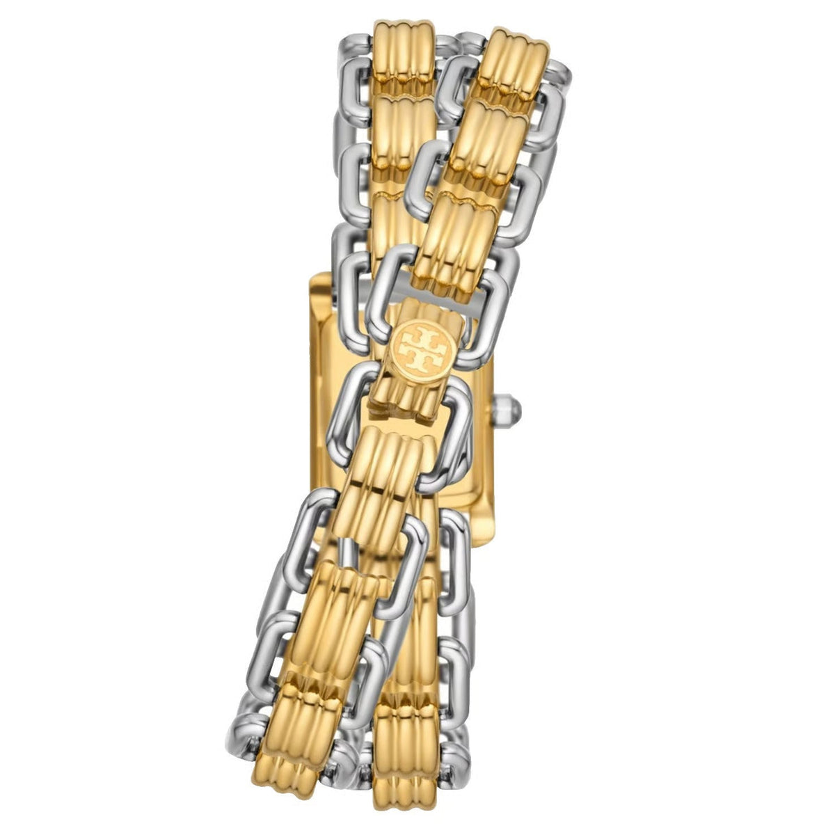 Tory Burch The Eleanor Cream Dial Double Wrap Bracelet Women's Watch TBW1074