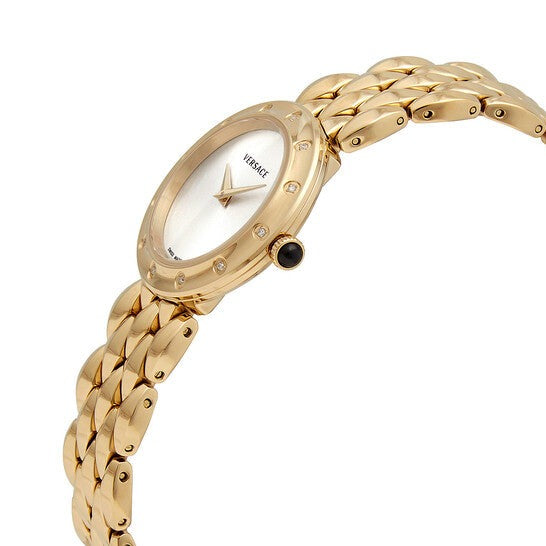 Versace V-Flare Quartz Silver Dial Ladies Watch - VEBN00818