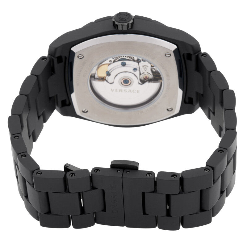 Hugo Boss Grand Prix Chronograph Black Dial Blue Leather Strap Watch for Men - 1513563