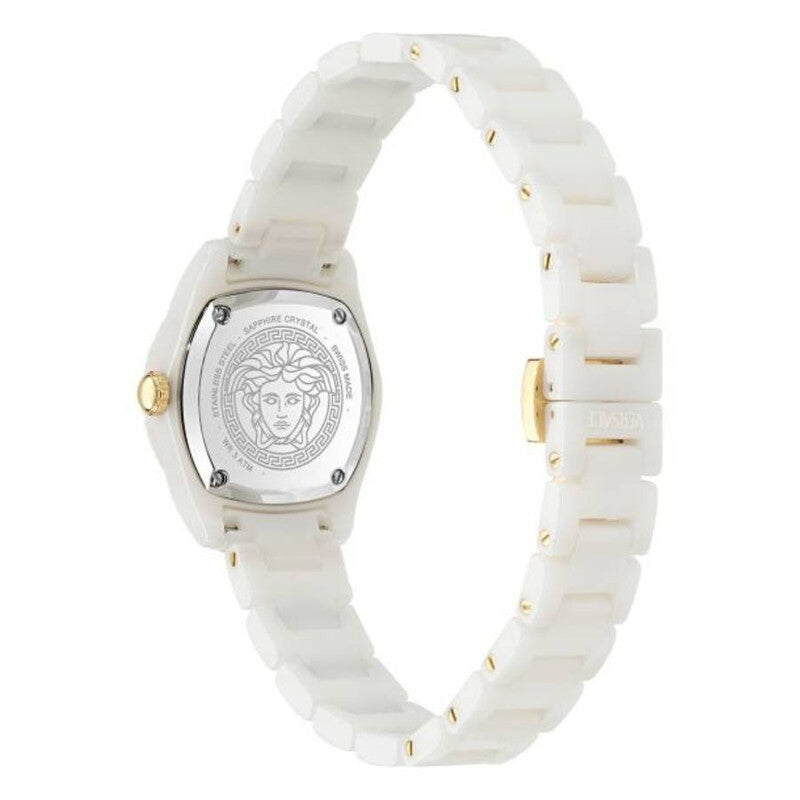 Versace DV One Mini 28mm Ceramic White Dial Women’s Watch VE9F00224