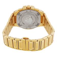 Caseback view of Versace Greca Extreme watch showing Medusa medallion