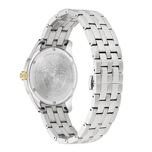 Versace Greca Time GMT Quartz Blue Dial Men's Watch VE7C00523