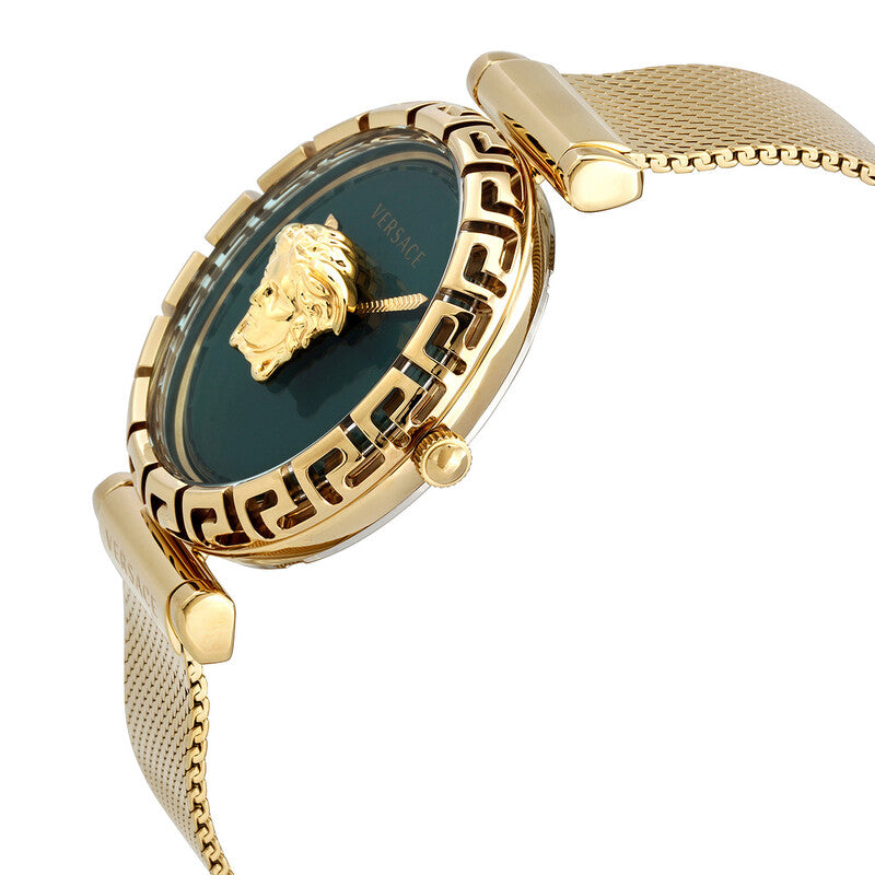 Versace Palazzo Empire Greca Quartz Dark Green Dial Ladies Watch VEDV00819