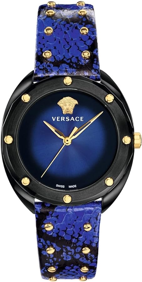 Versace Shadov Quartz Black Dial Ladies Watch VEBM00418