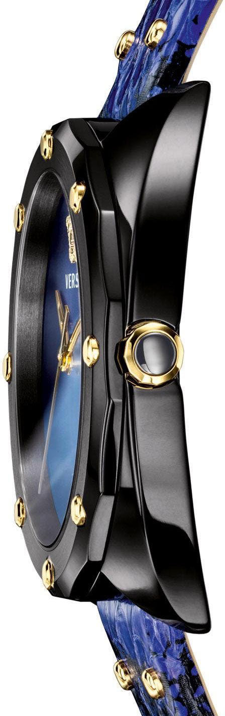 Versace Shadov Quartz Black Dial Ladies Watch VEBM00418