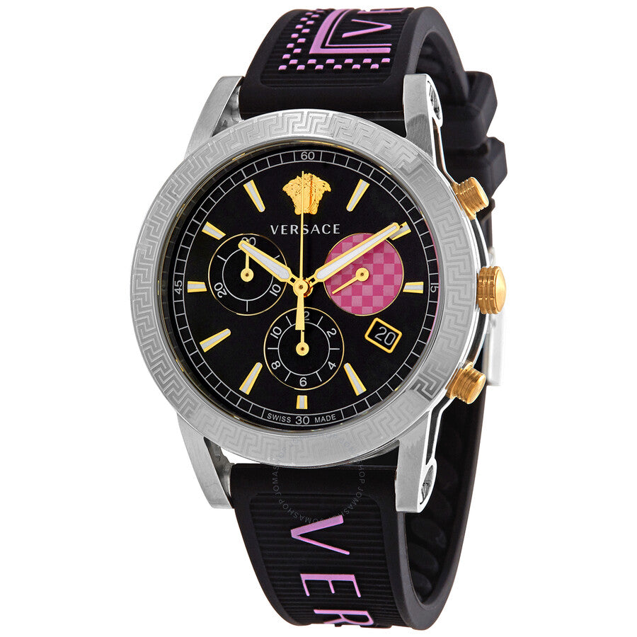 Versace Sport Tech Chronograph Quartz Black Dial Ladies Watch - VELT00619