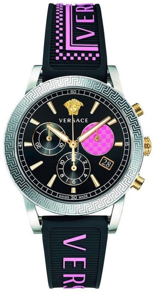 Versace Sport Tech Chronograph Quartz Black Dial Ladies Watch - VELT00619