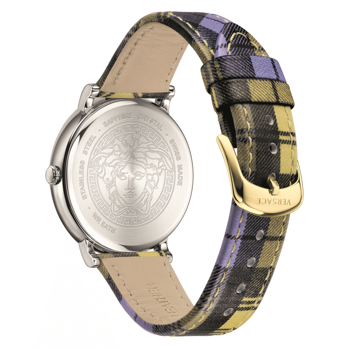 VERSACE V-RACE 46MM Dual Time Women's Watch - VE8100118