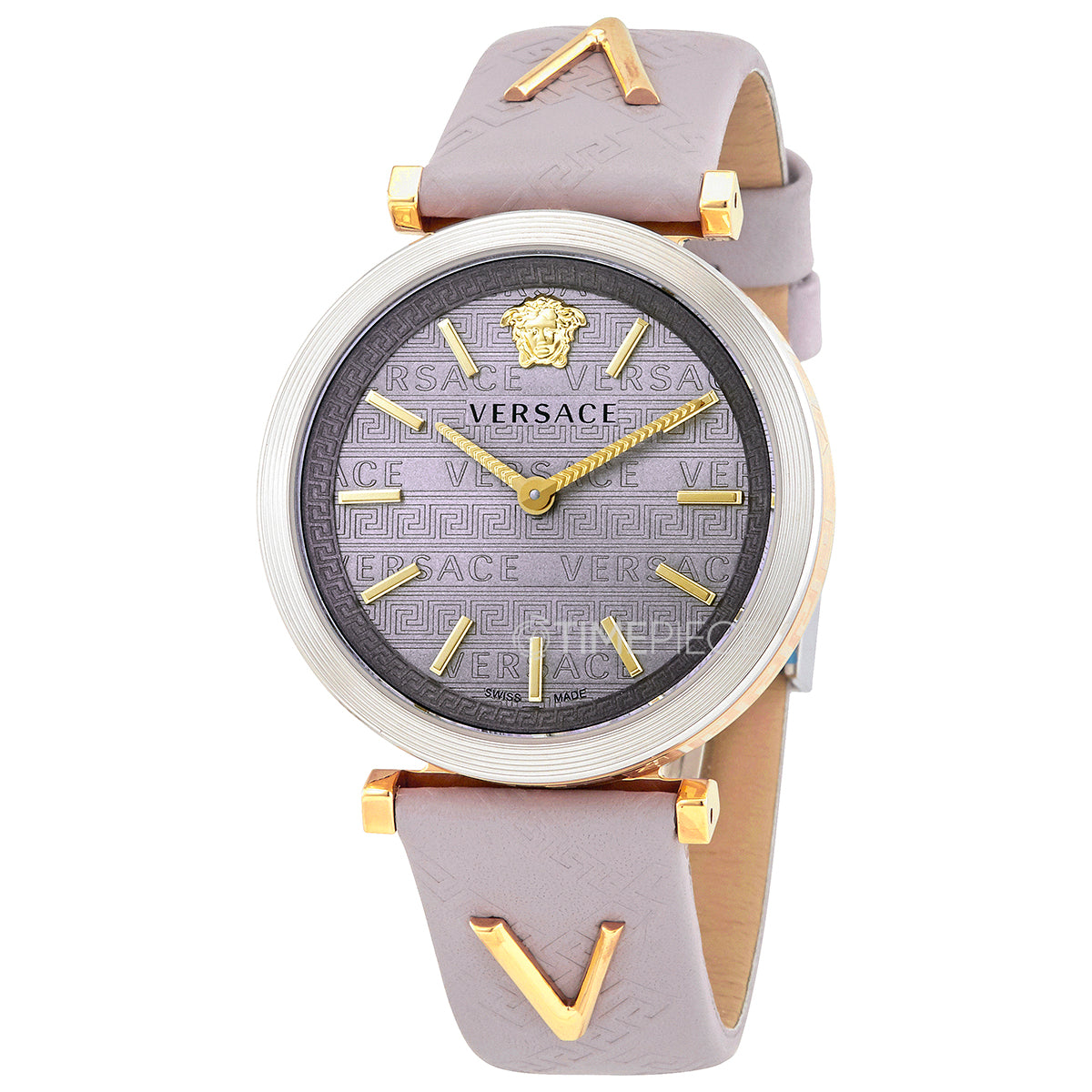 Versace V-Twist Light Pink Dial Quartz Ladies Watch - VELS00219