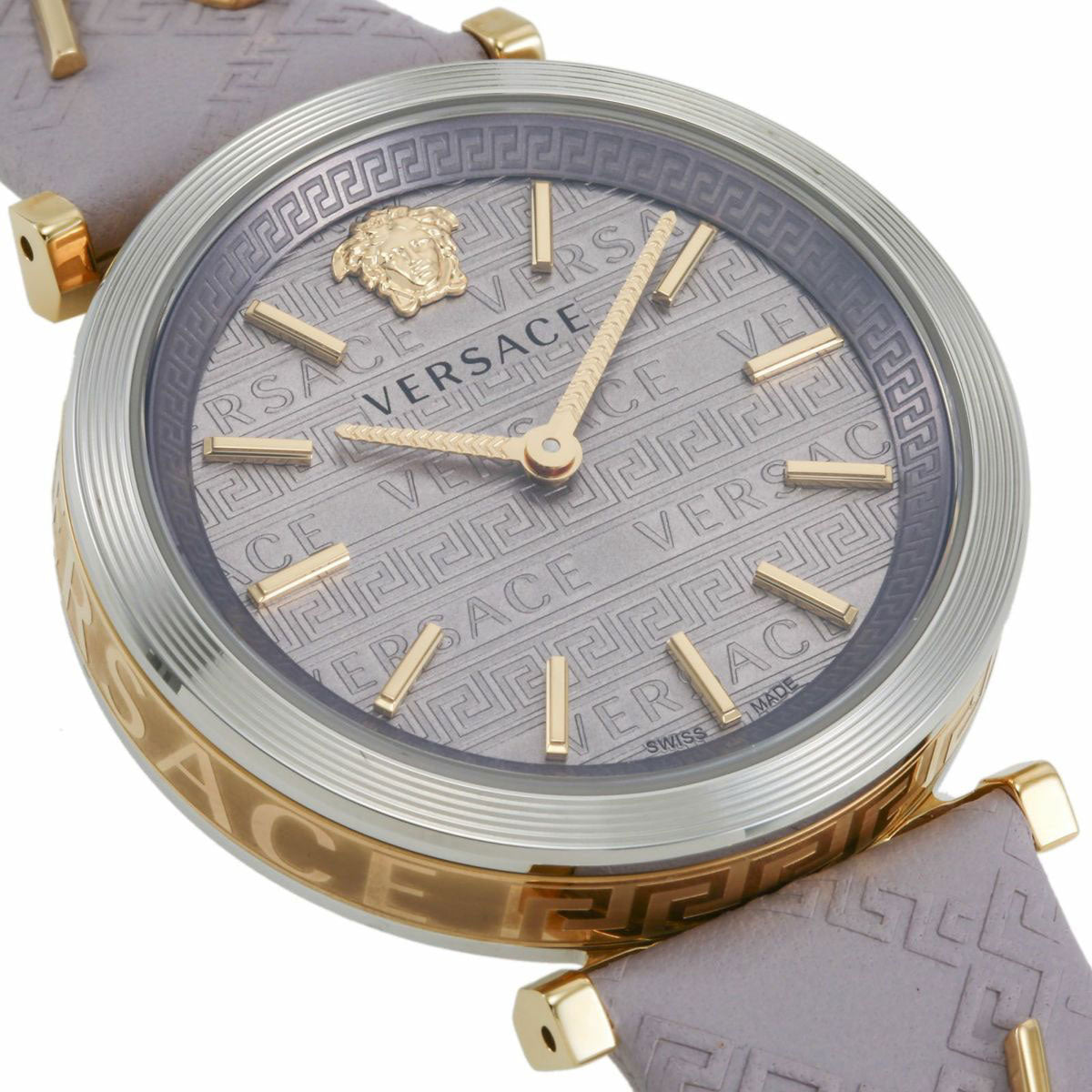 Versace V-Twist Light Pink Dial Quartz Ladies Watch - VELS00219